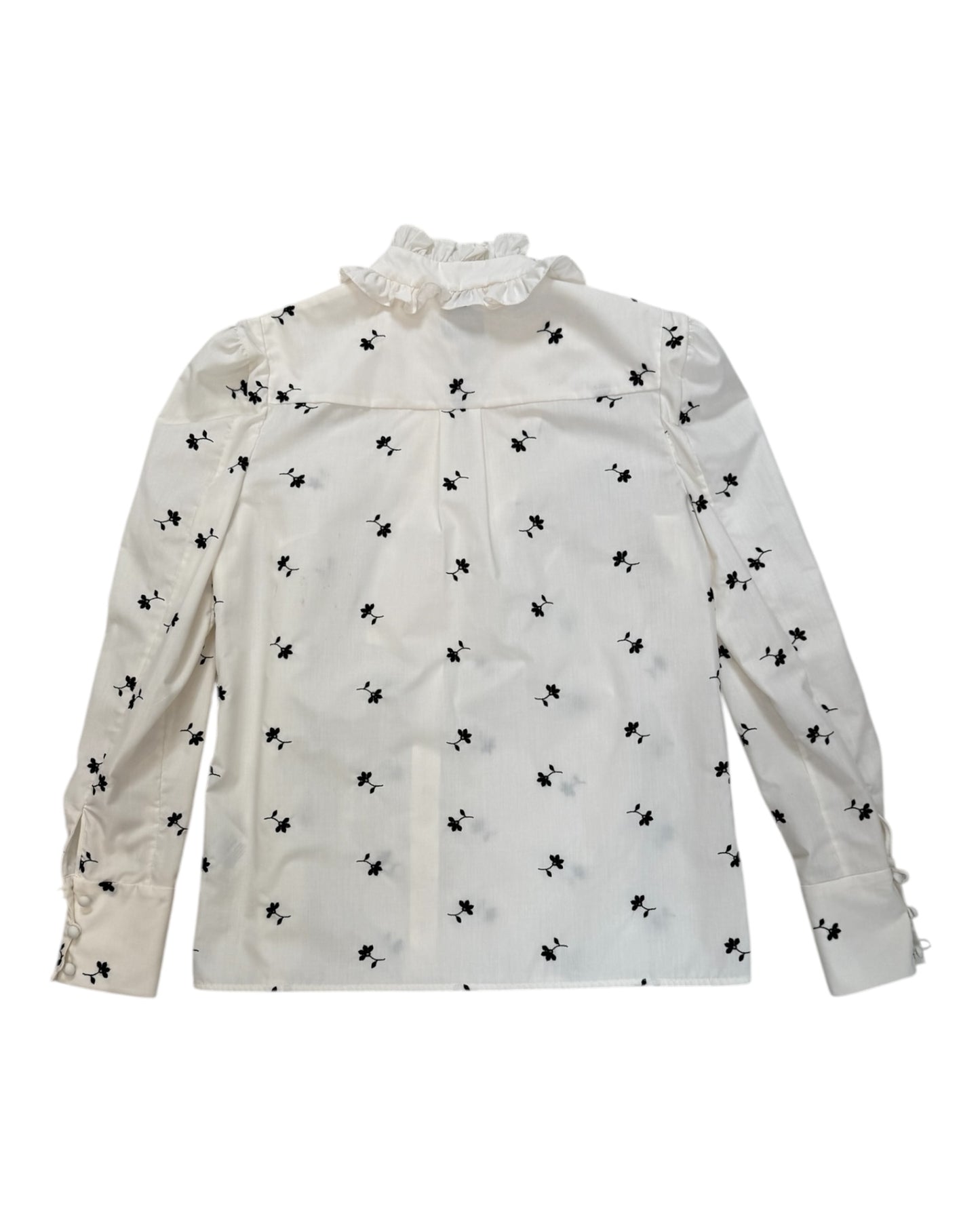 Pre-Loved ERDEM Embroidered Floral Blouse