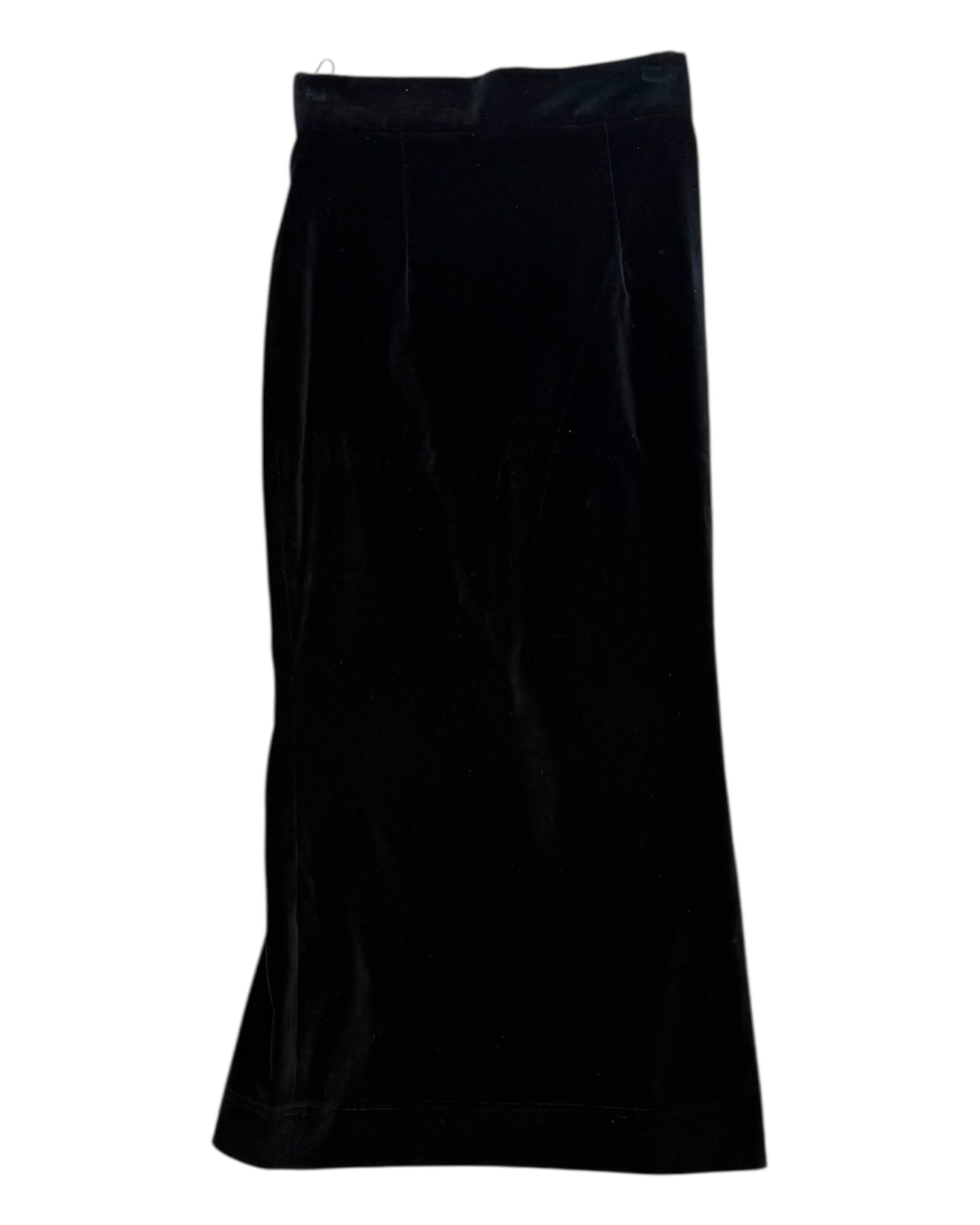 Vintage Moschino Velvet Midi Skirt