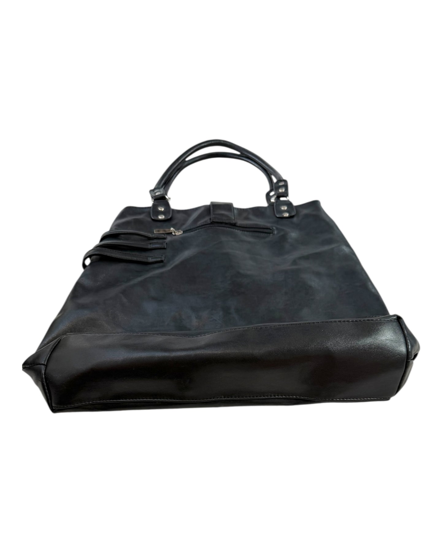 Vintage Black Leather Giant Rockstar Bag