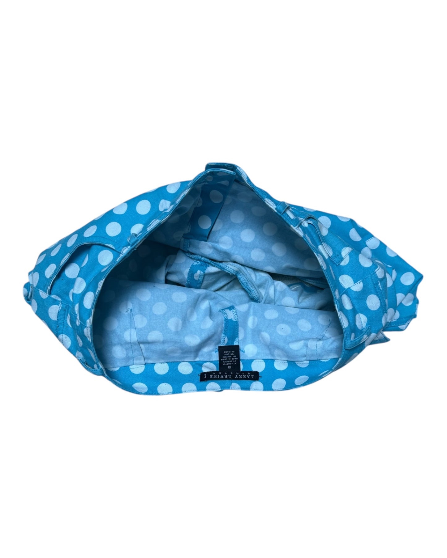 Vintage Blue and White Polka Dot Mini Skort