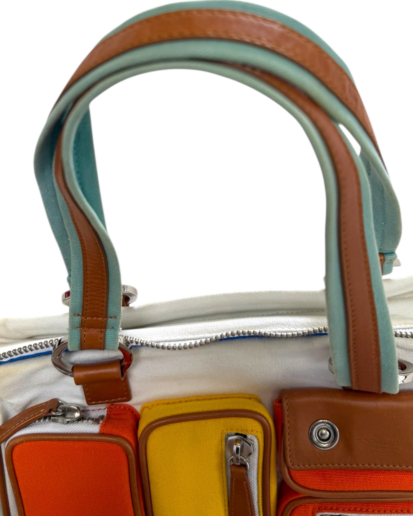 Vintage Tosca Blu Many Pockets Bag