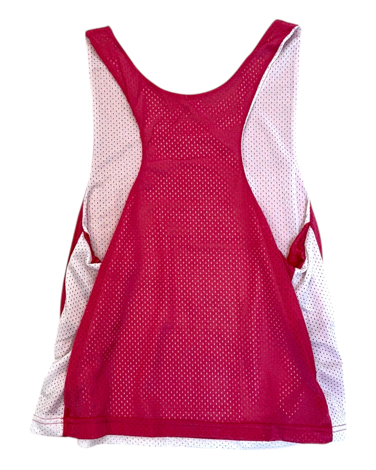 Vintage Pink and White Reversible Tank Top Jersey