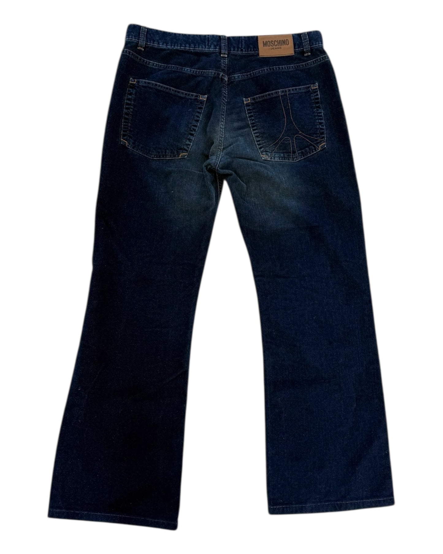 Vintage 2000s Moschino Wide Leg Jeans