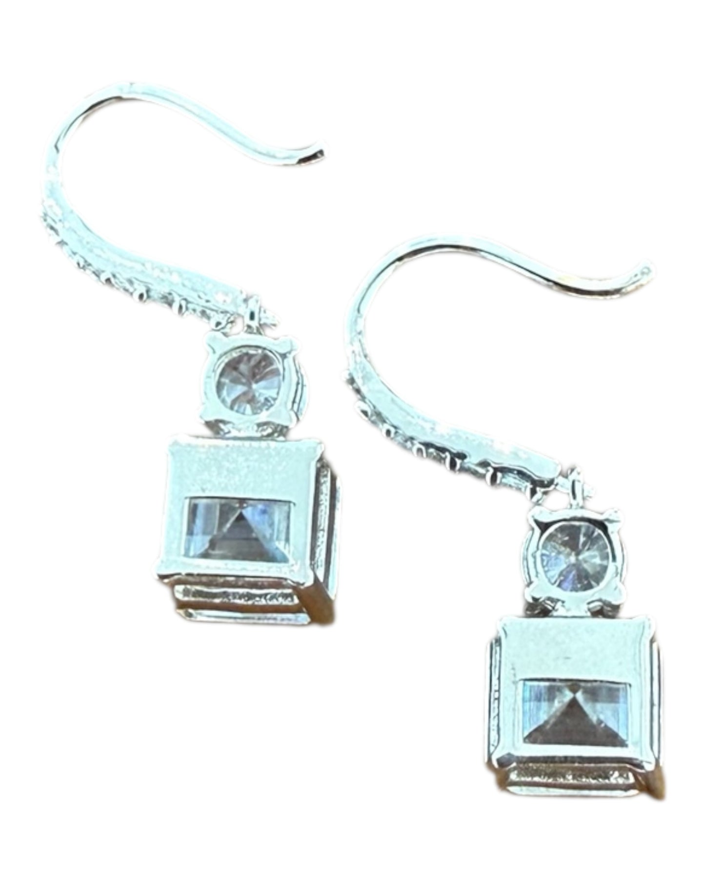 Pre-Loved Diamond Dangly Earrings