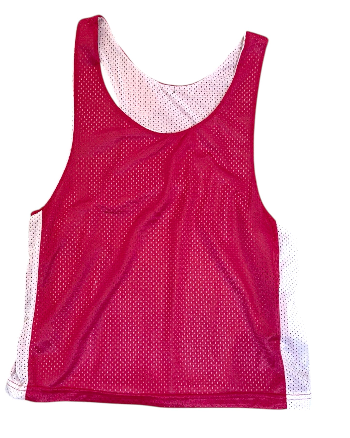 Vintage Pink and White Reversible Tank Top Jersey