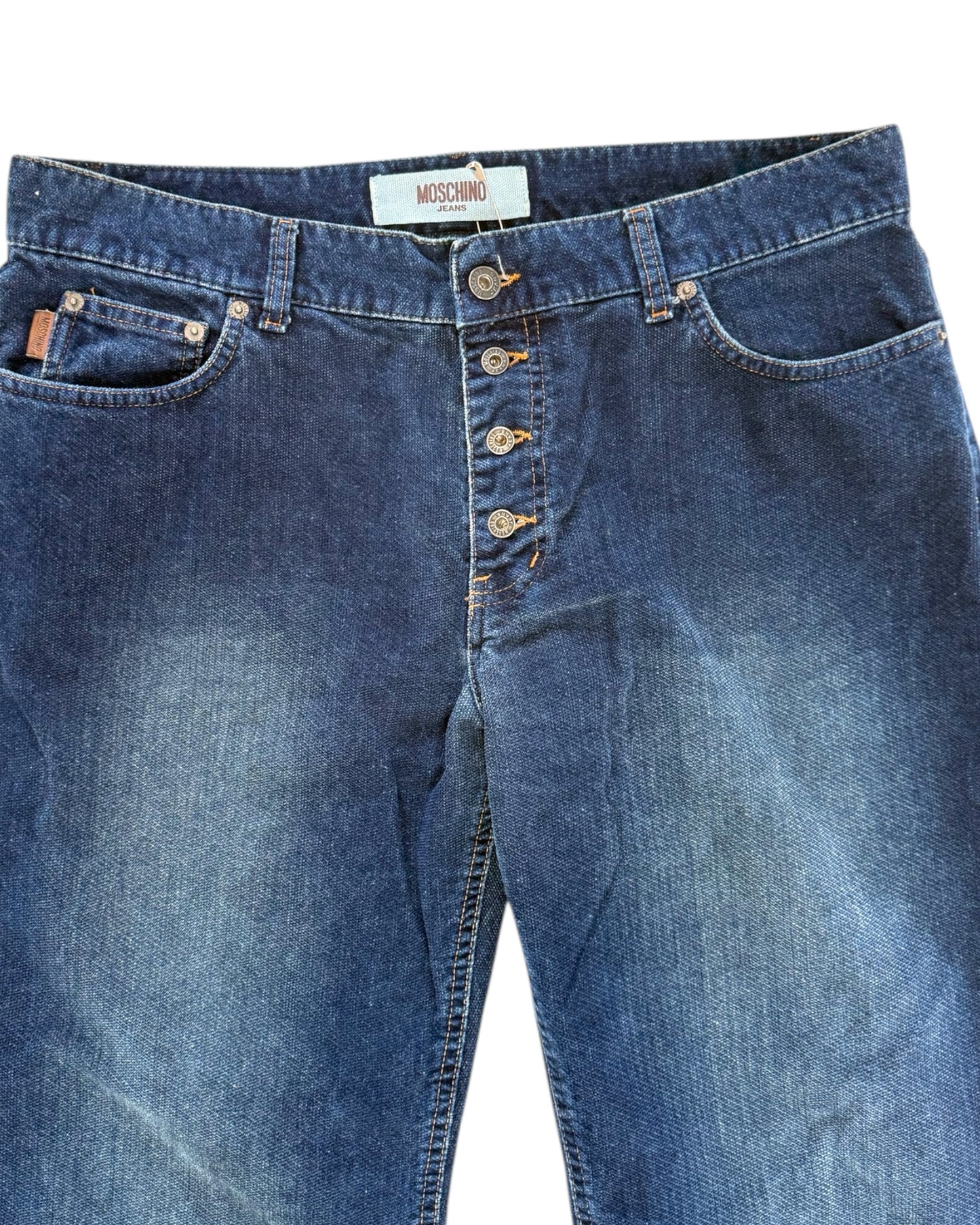 Vintage 2000s Moschino Wide Leg Jeans