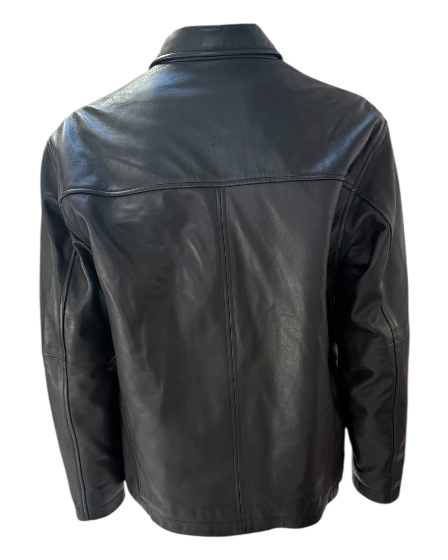 Vintage 1990s Black Leather Jacket
