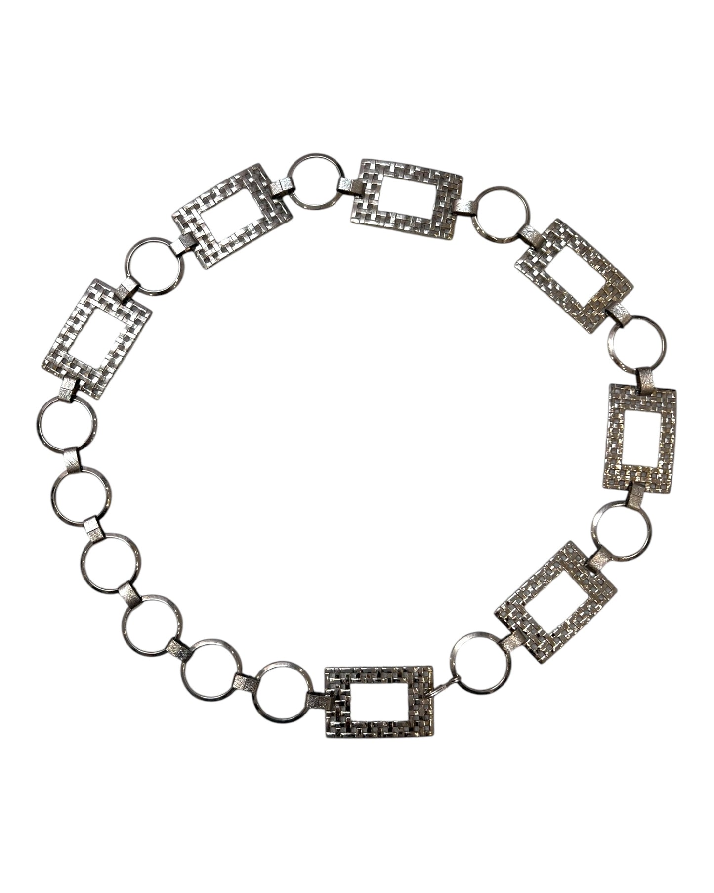 Vintage Silver Chain Belt