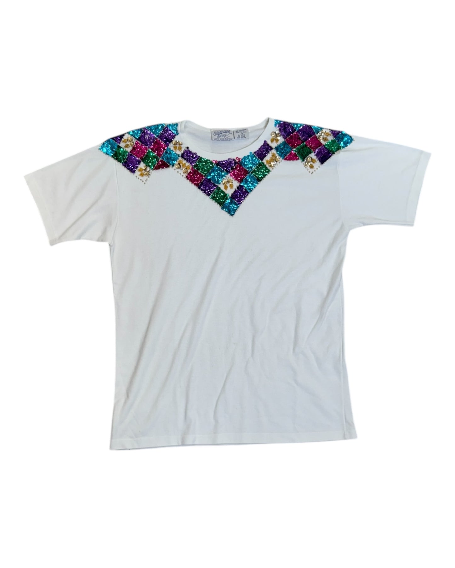 Vintage 1980s Sequin Tee