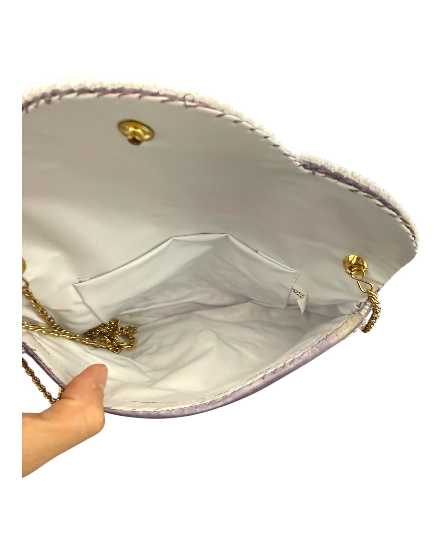 Vintage Purple Beaded Purse