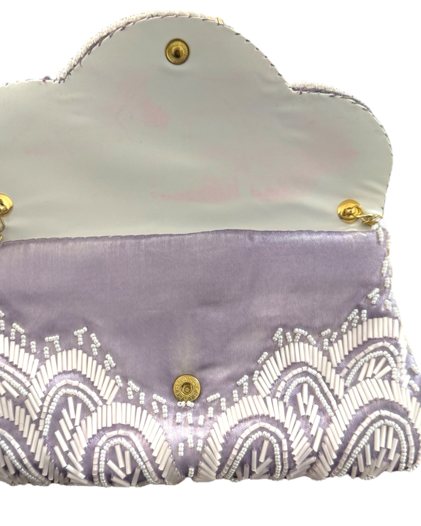 Vintage Purple Beaded Purse