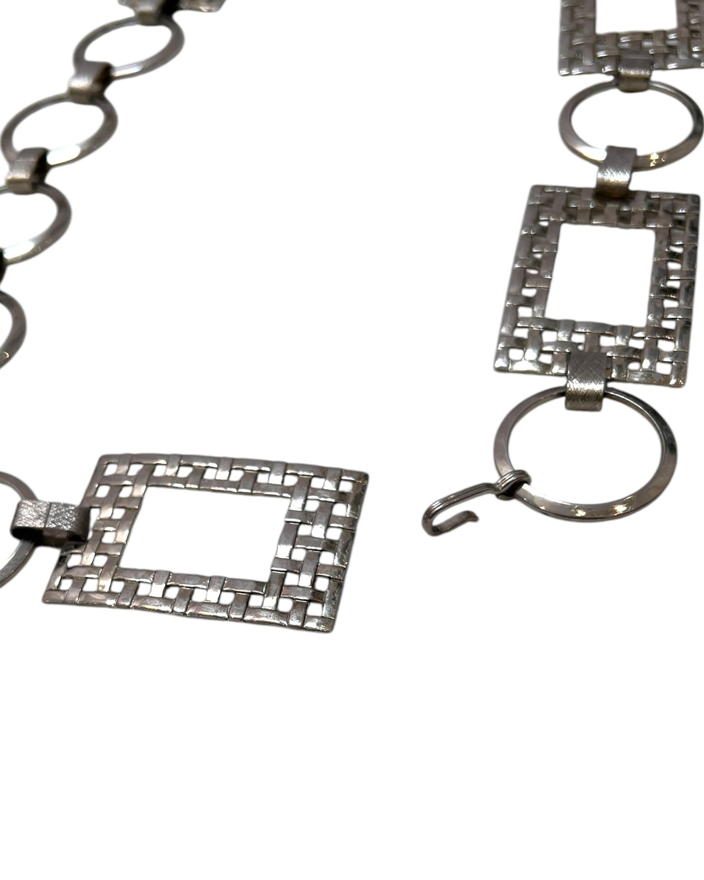 Vintage Silver Chain Belt