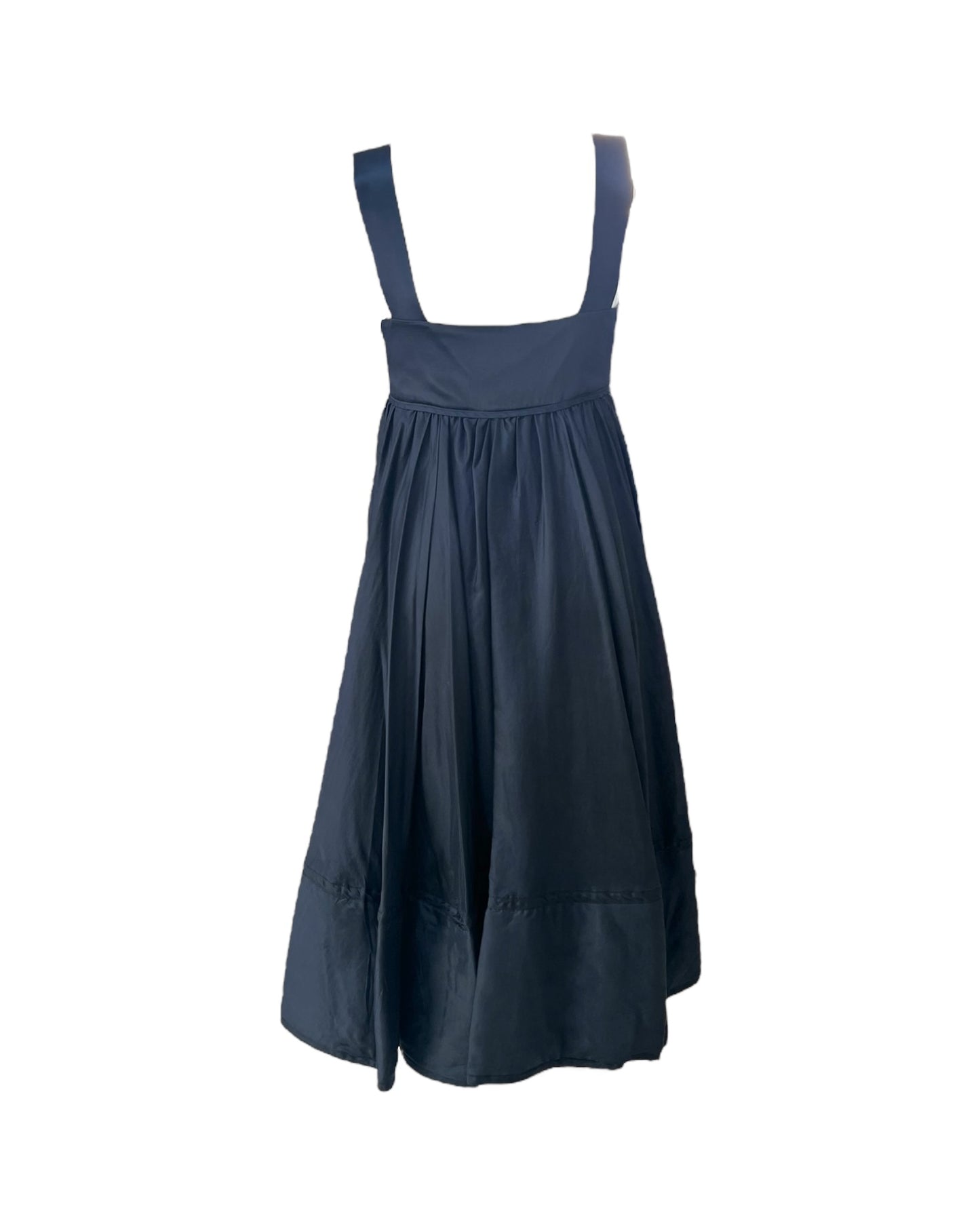 Vintage DKNY Navy Blue Silk Dress