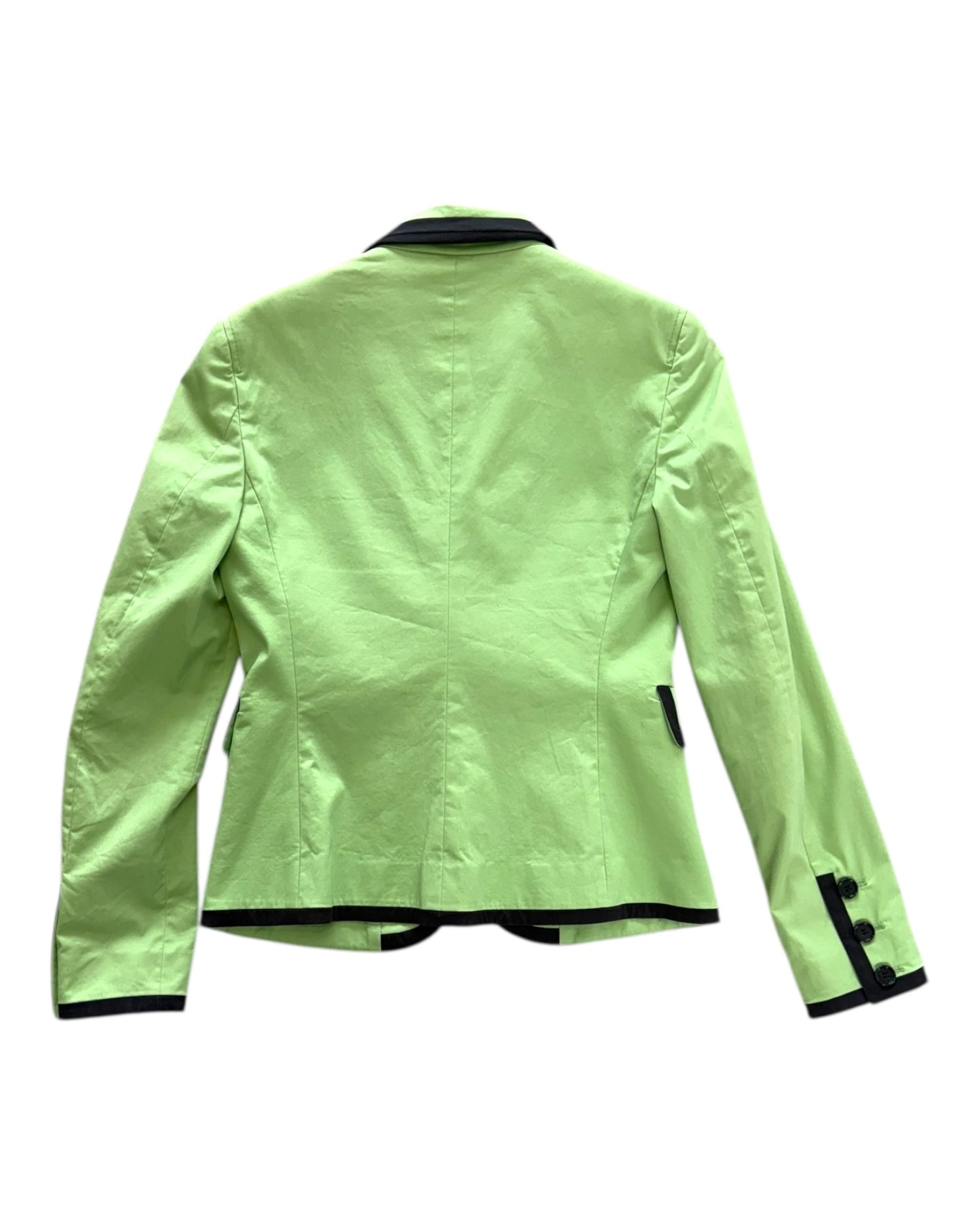 Vintage 2000 Moschino Green and Black Blazer