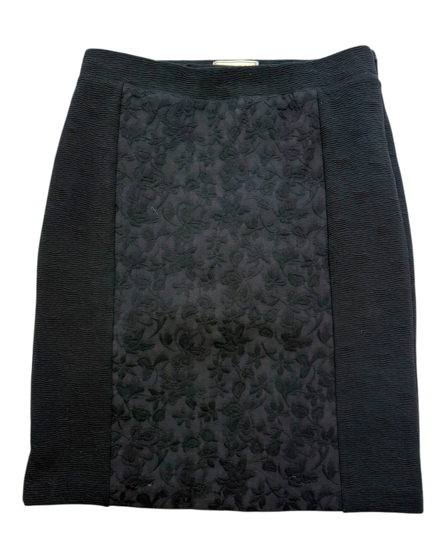 Pre-Loved Black Mini Skirt with Lace Overlay