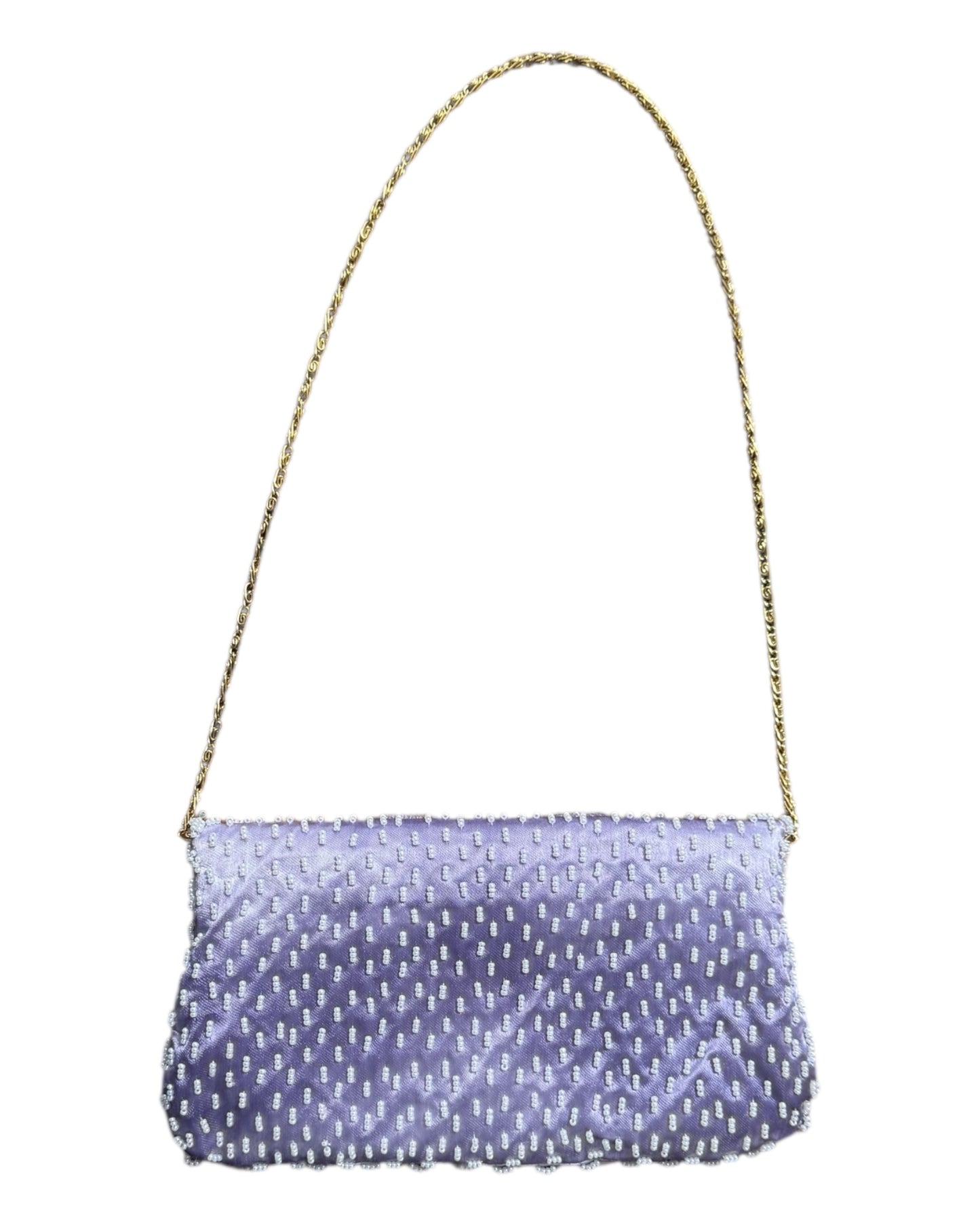 Vintage Purple Beaded Purse