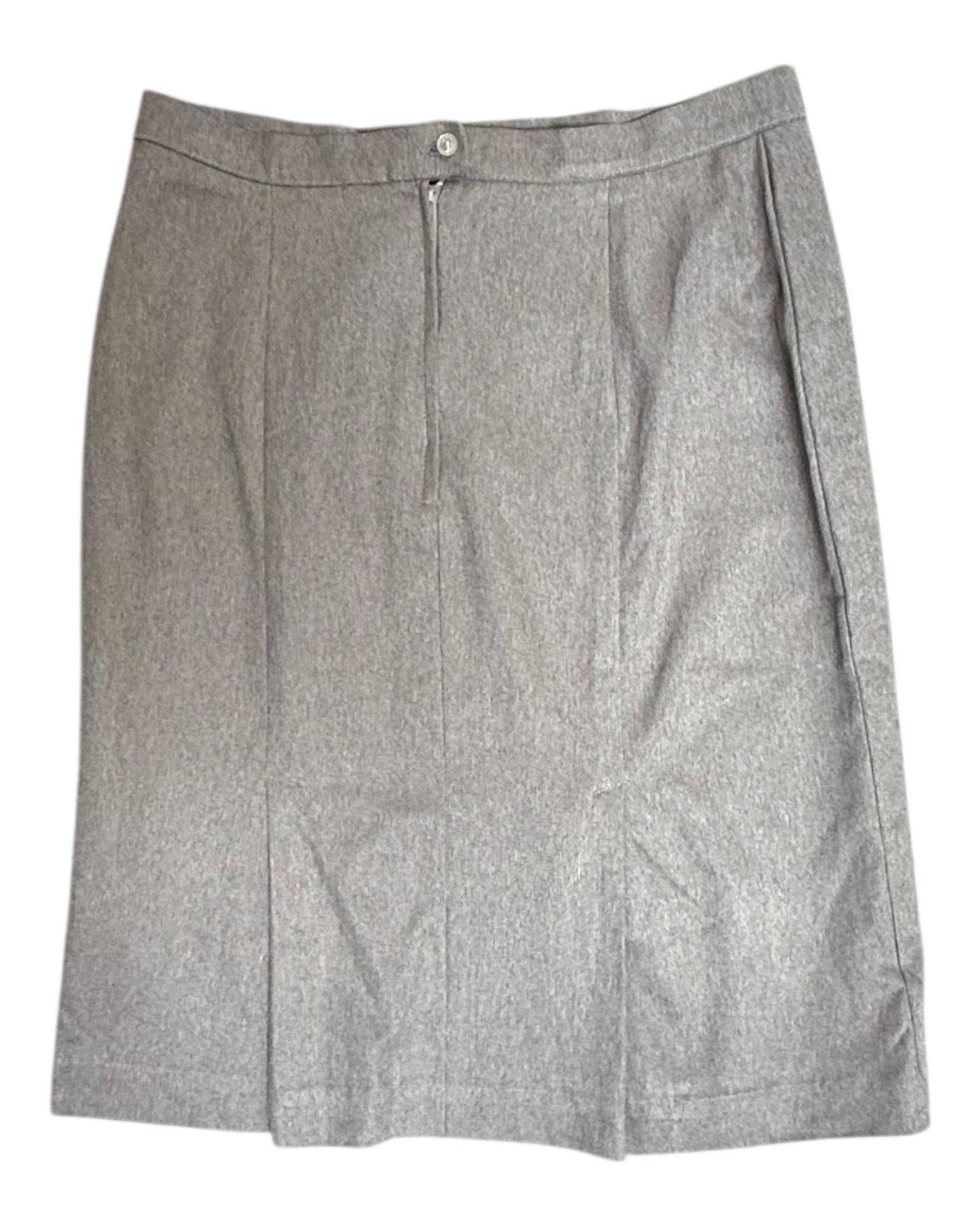 Vintage Grey Pencil Skirt