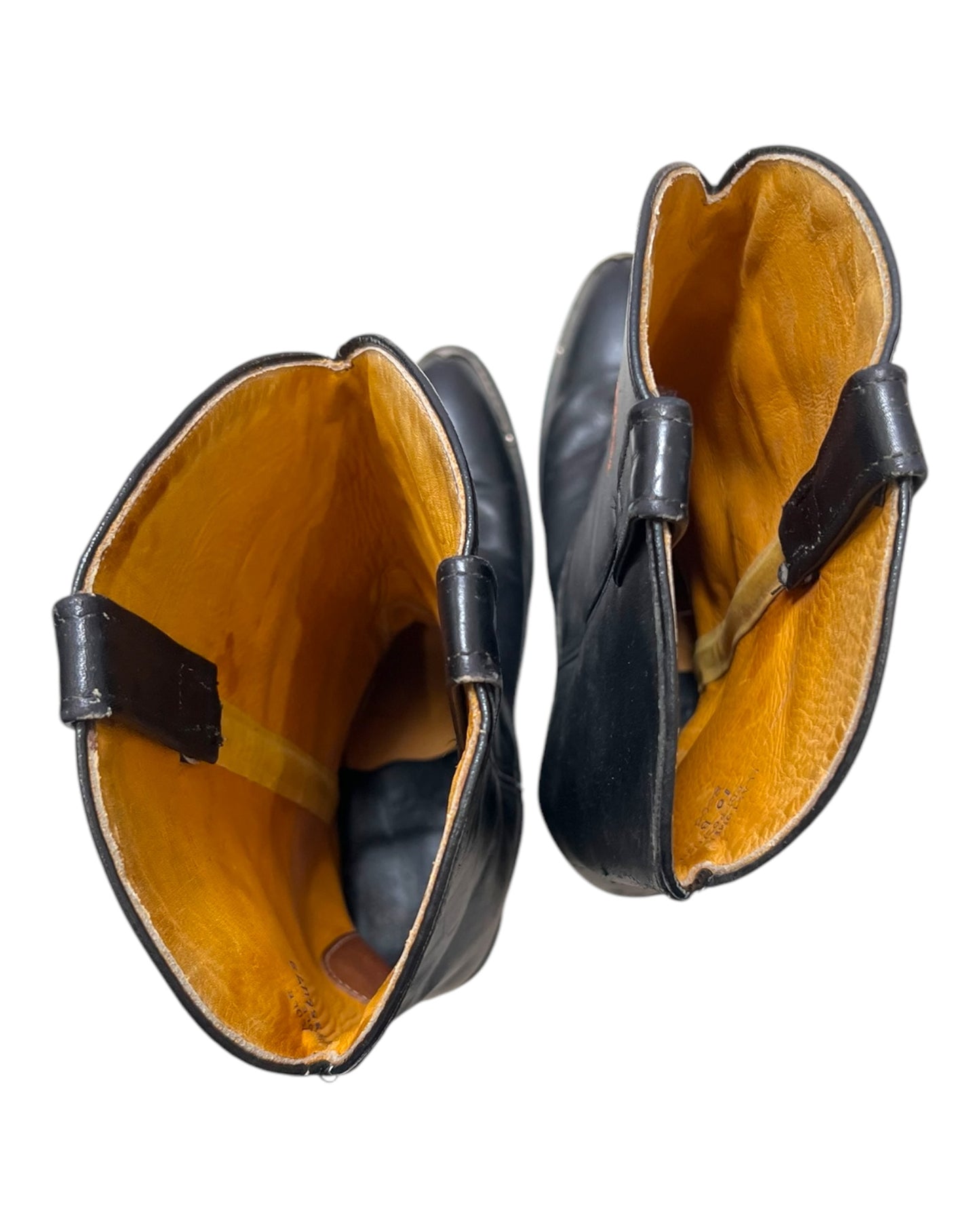 Vintage Harley Davidson Metal-Toe Black Cowboy Boots