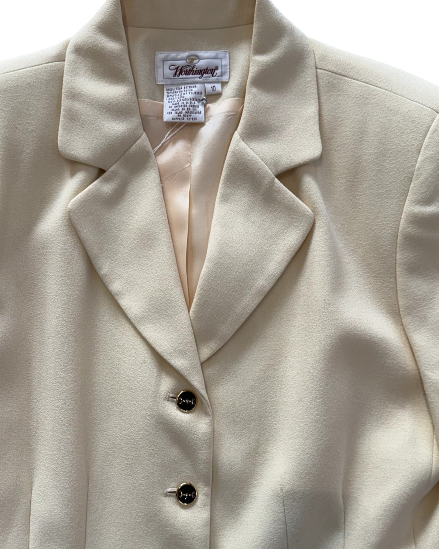 Vintage Worthington Yellow Blazer