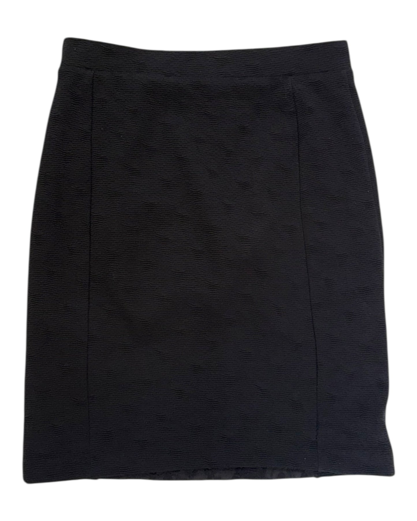Pre-Loved Black Mini Skirt with Lace Overlay