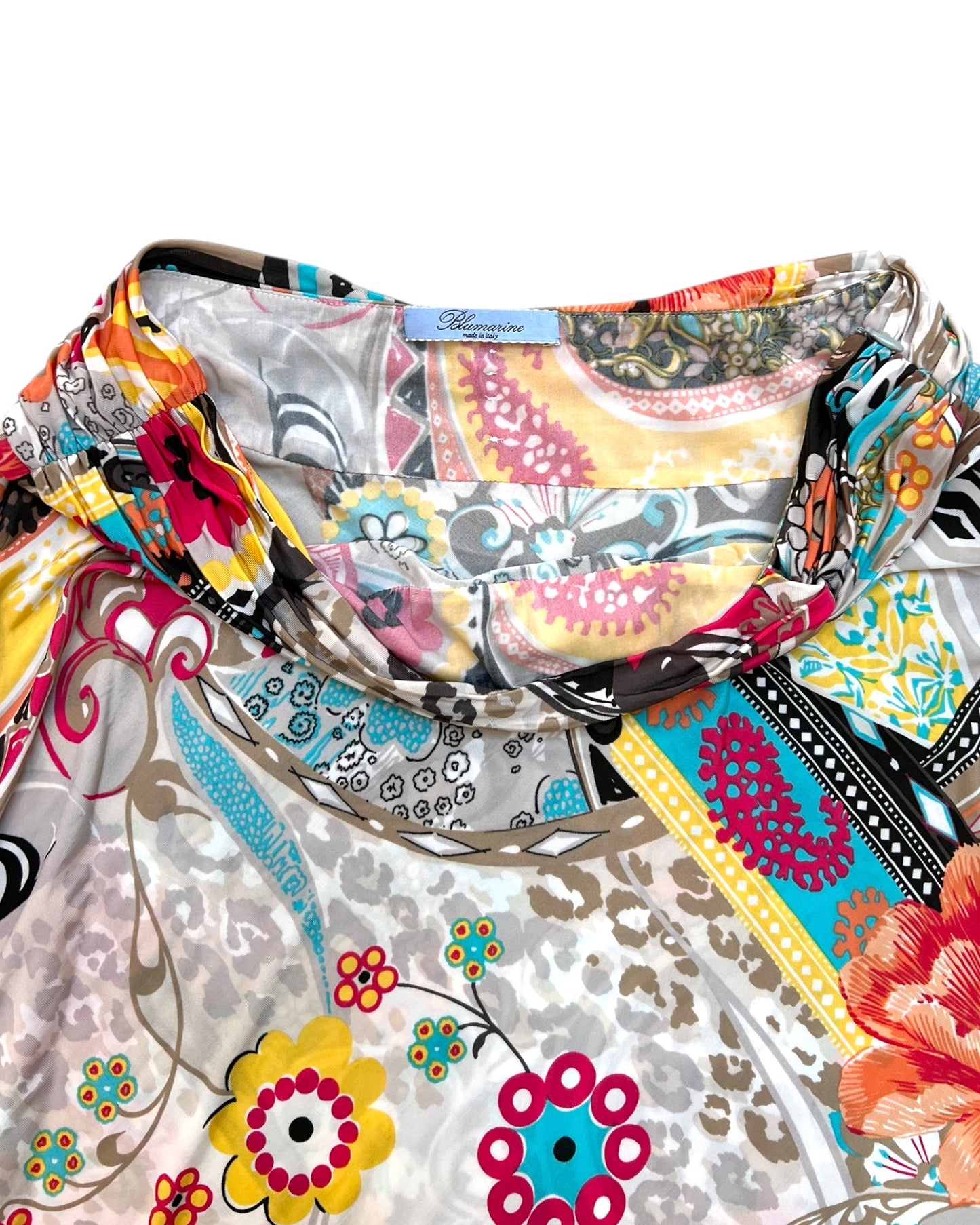 Vintage Blumarine Knee-Length Floral Skirt