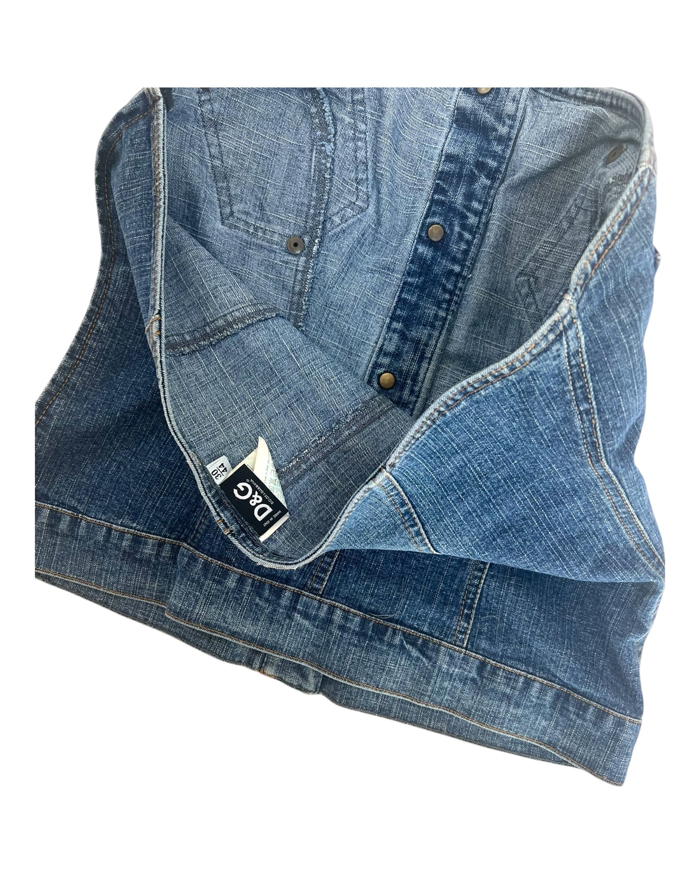 Vintage D&G Denim Corset Top