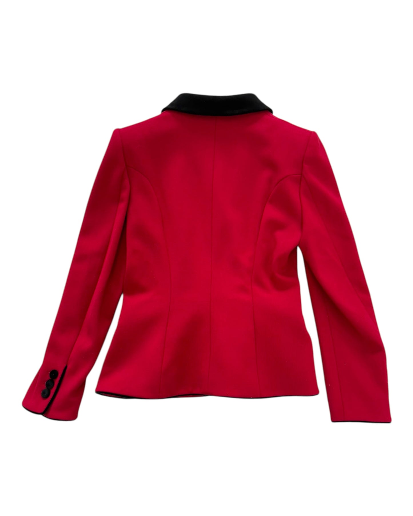 Vintage 2010 Moschino Red and Black Blazer