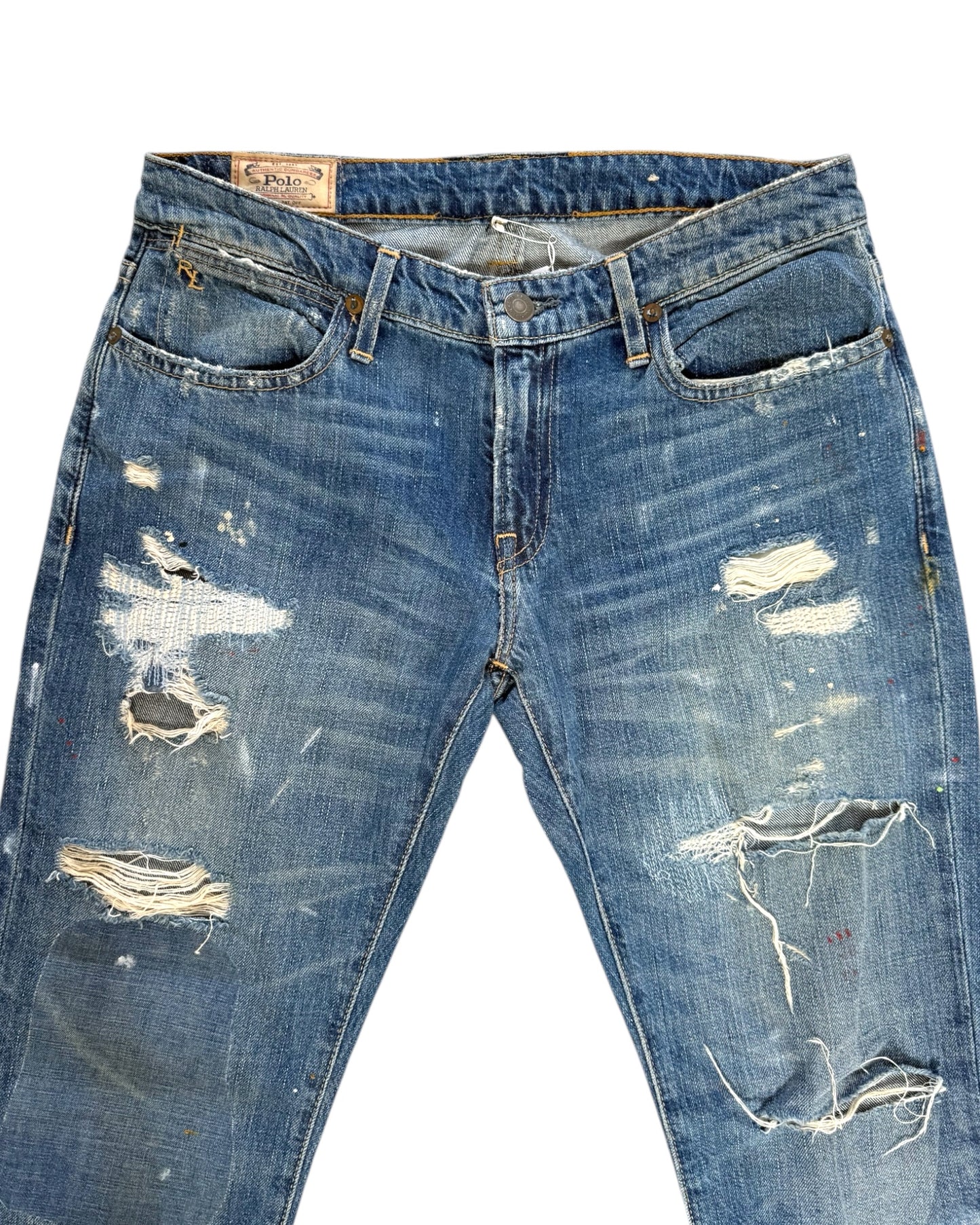 Pre-Loved Ralph Lauren Distressed Boyfriend Jeans