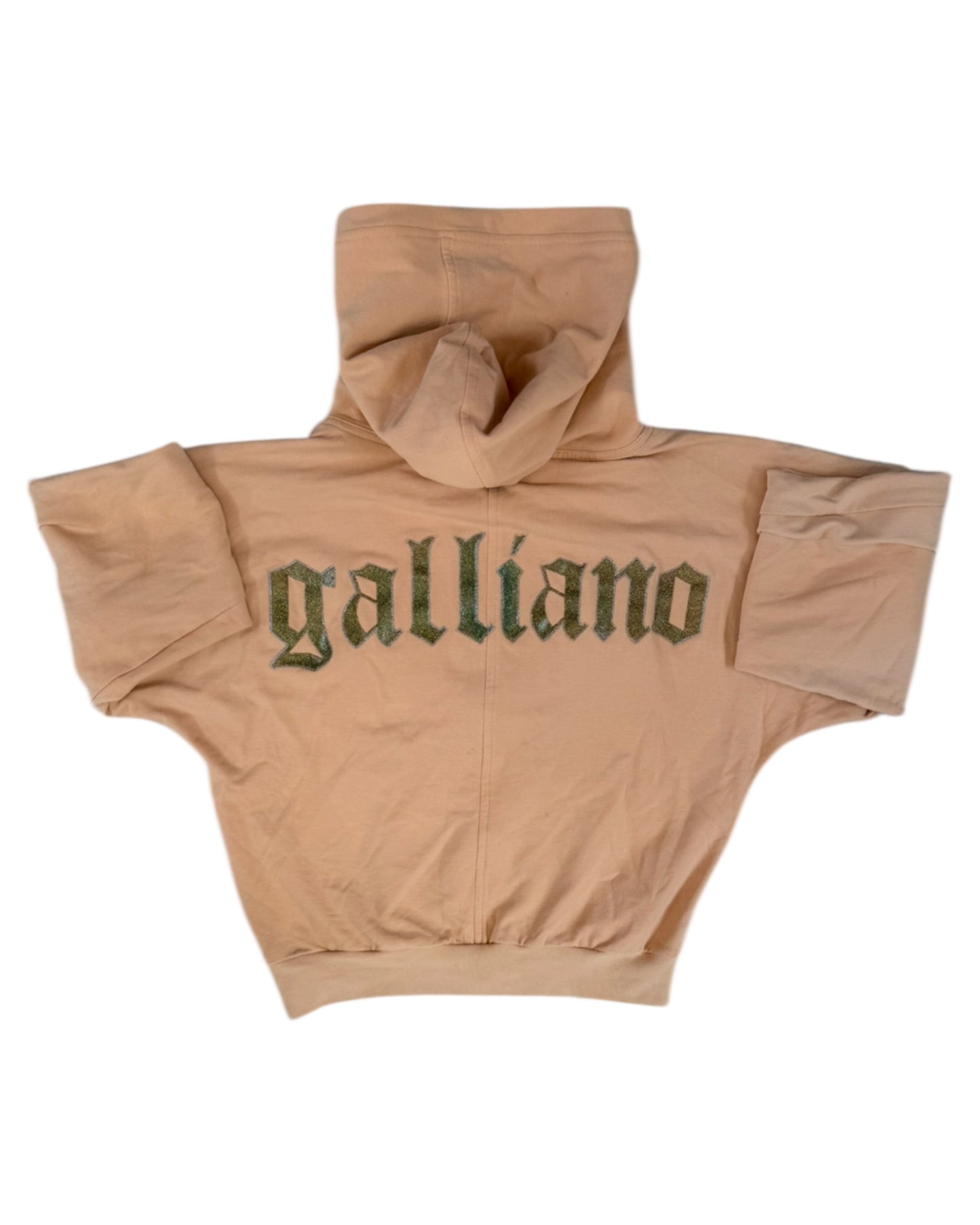 Vintage Galliano Embellished Sequin Hoodie
