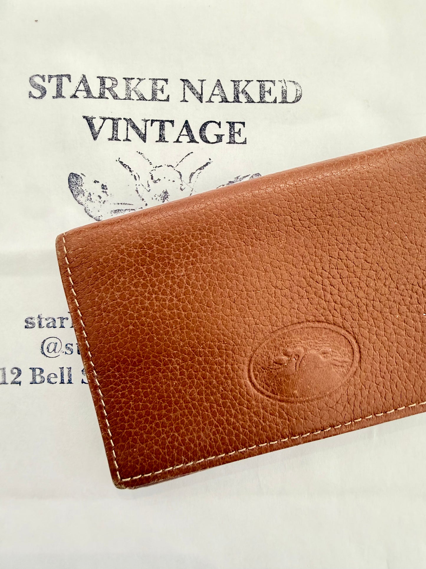 Vintage Longchamp Brown Leather Wallet