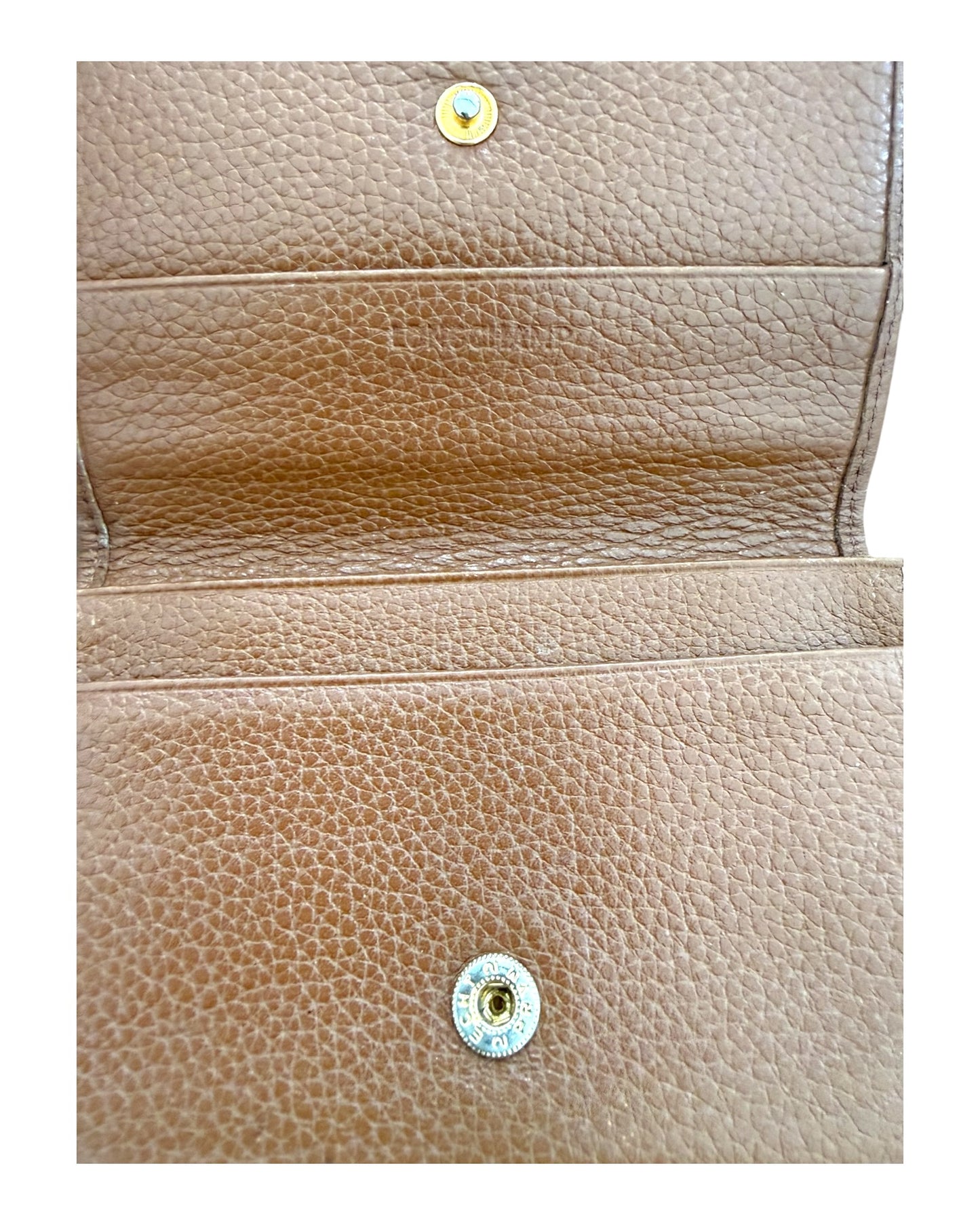 Vintage Longchamp Brown Leather Wallet