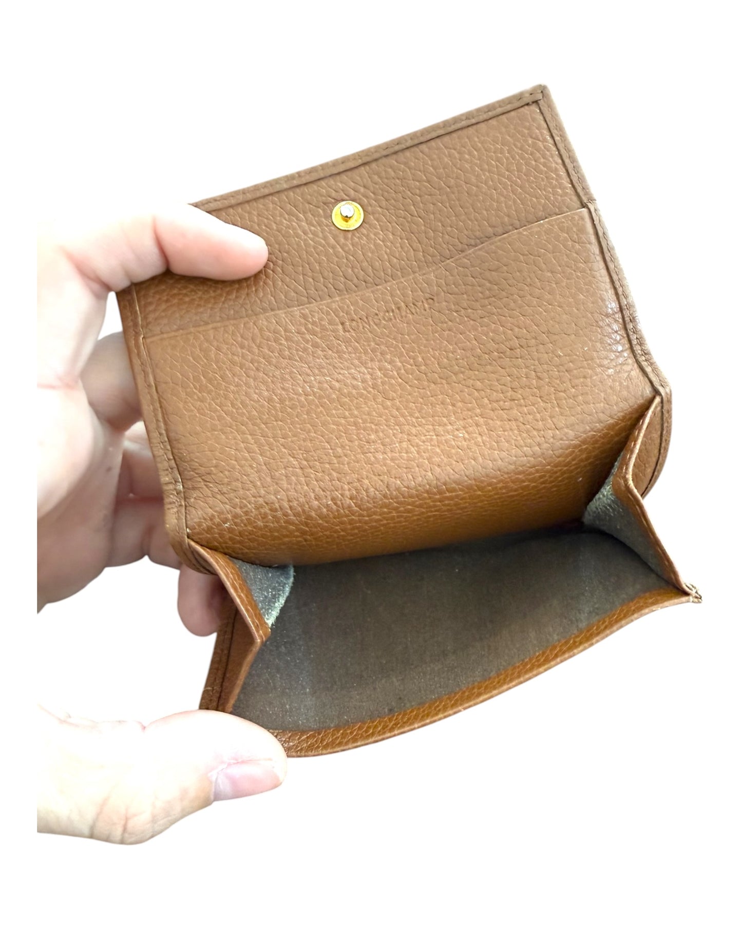 Vintage Longchamp Brown Leather Wallet