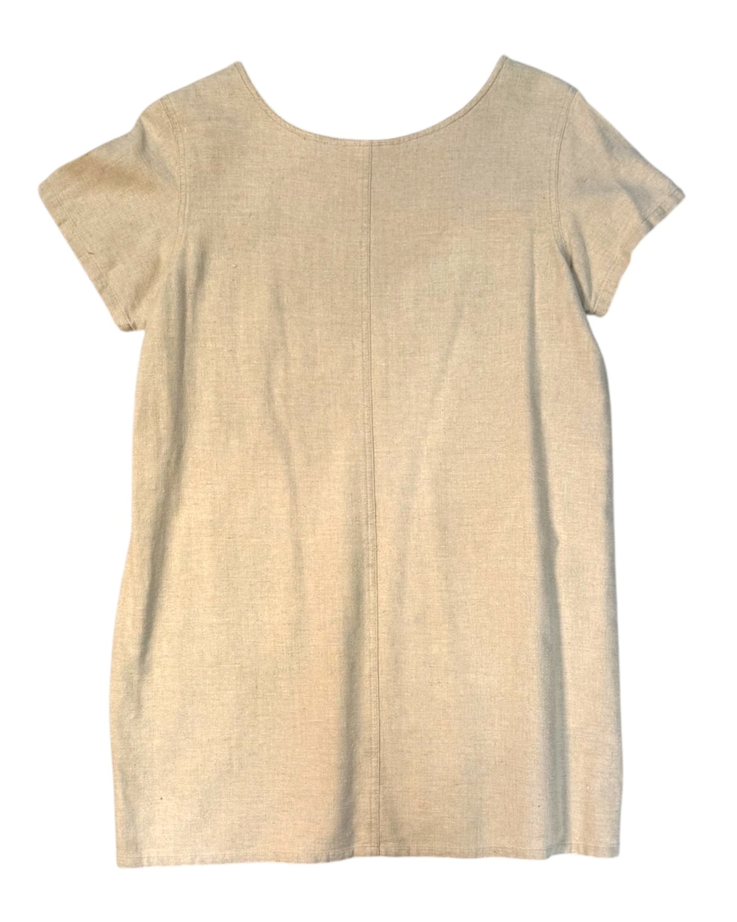 Vintage Linen Tunic Dress