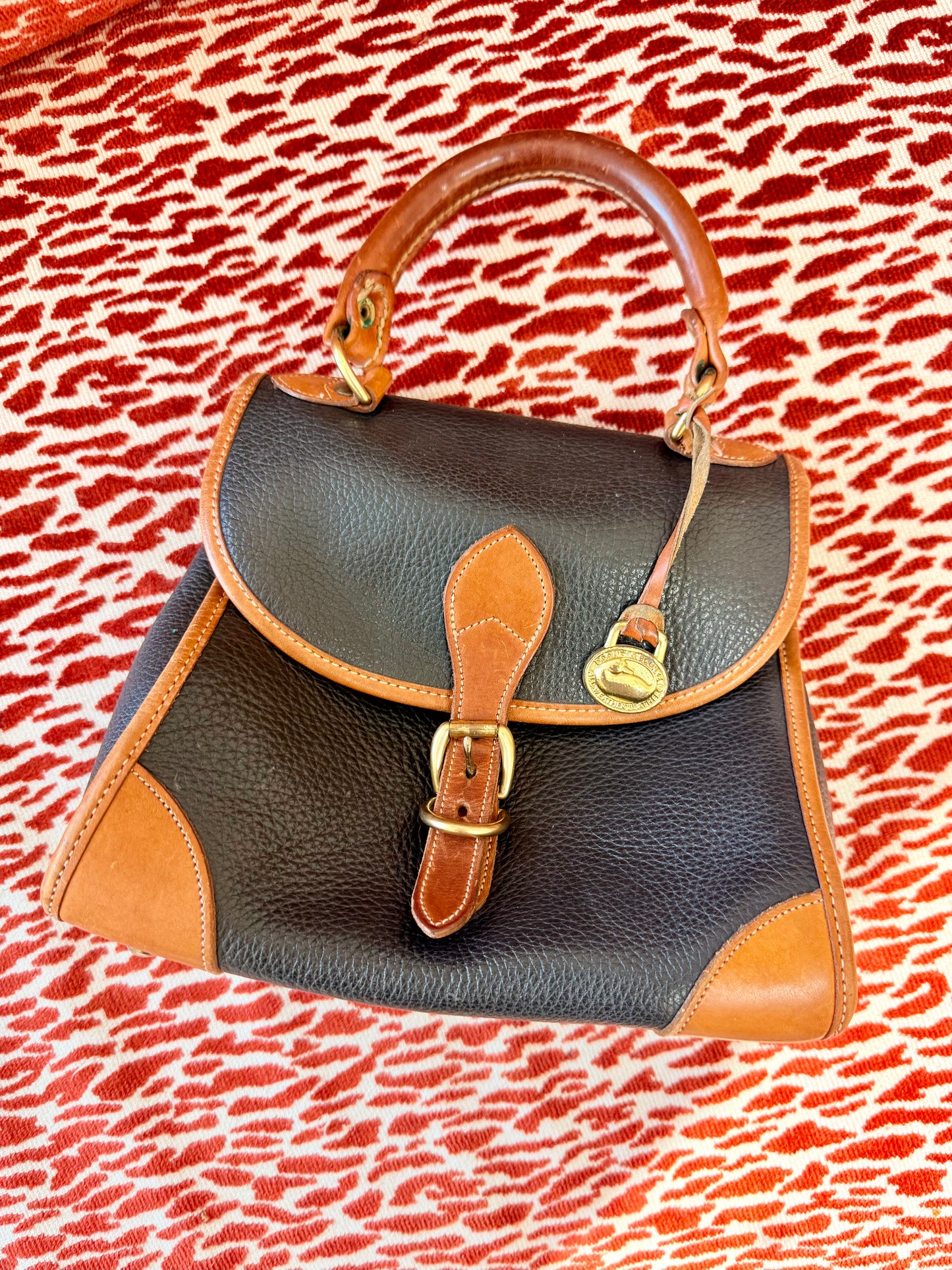 Vintage 1980s Dooney & Bourke Carpet Bag