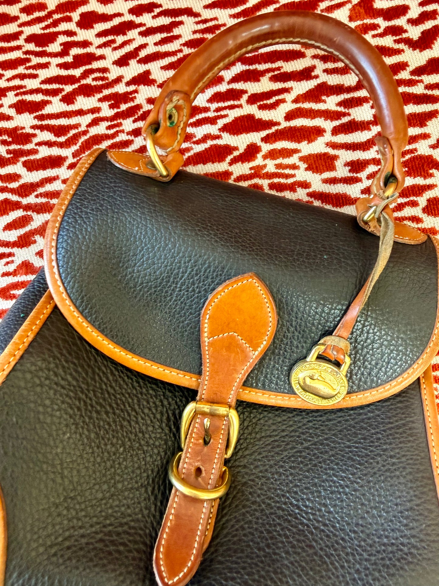 Vintage 1980s Dooney & Bourke Carpet Bag