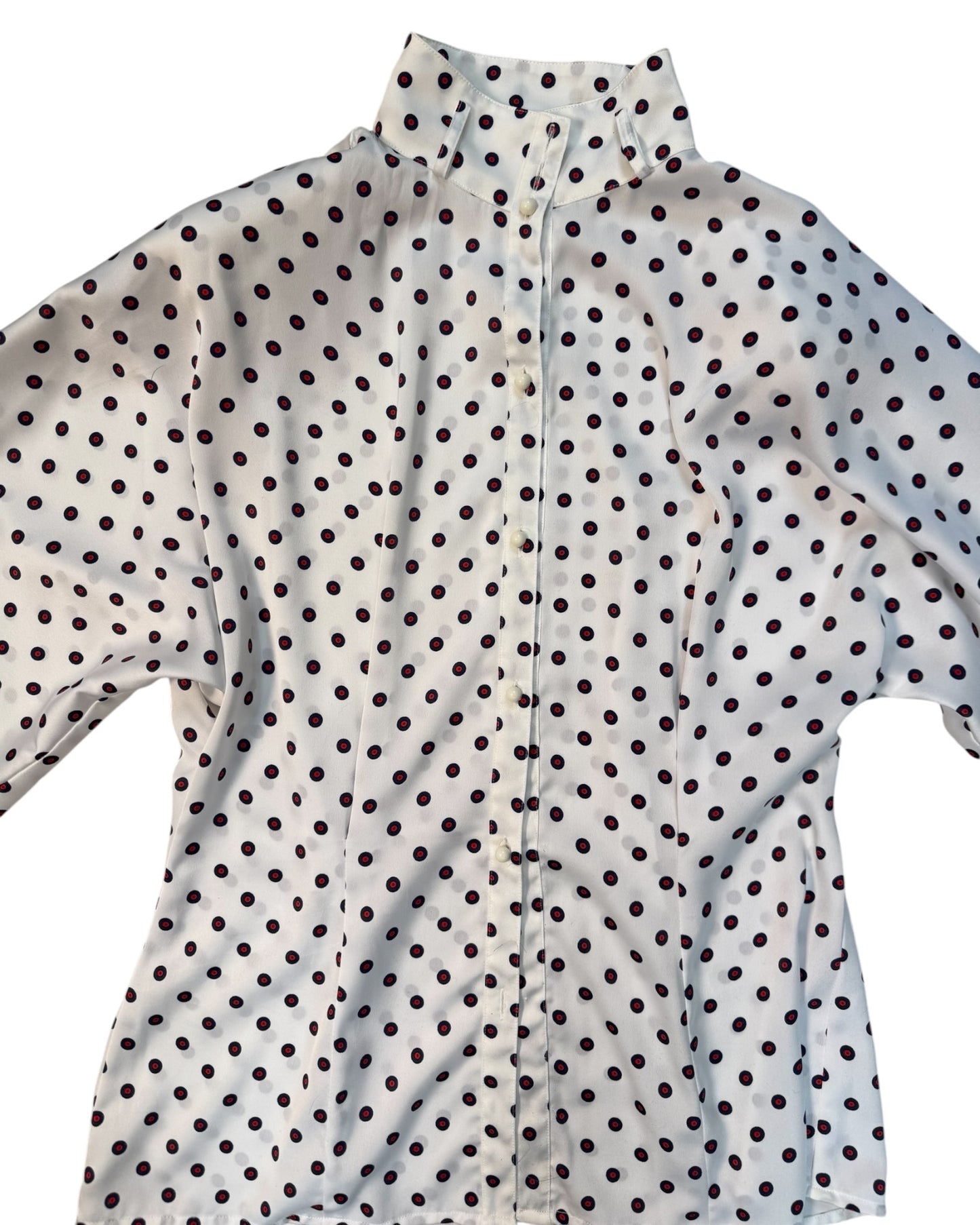 Vintage Polka Dot Blouse