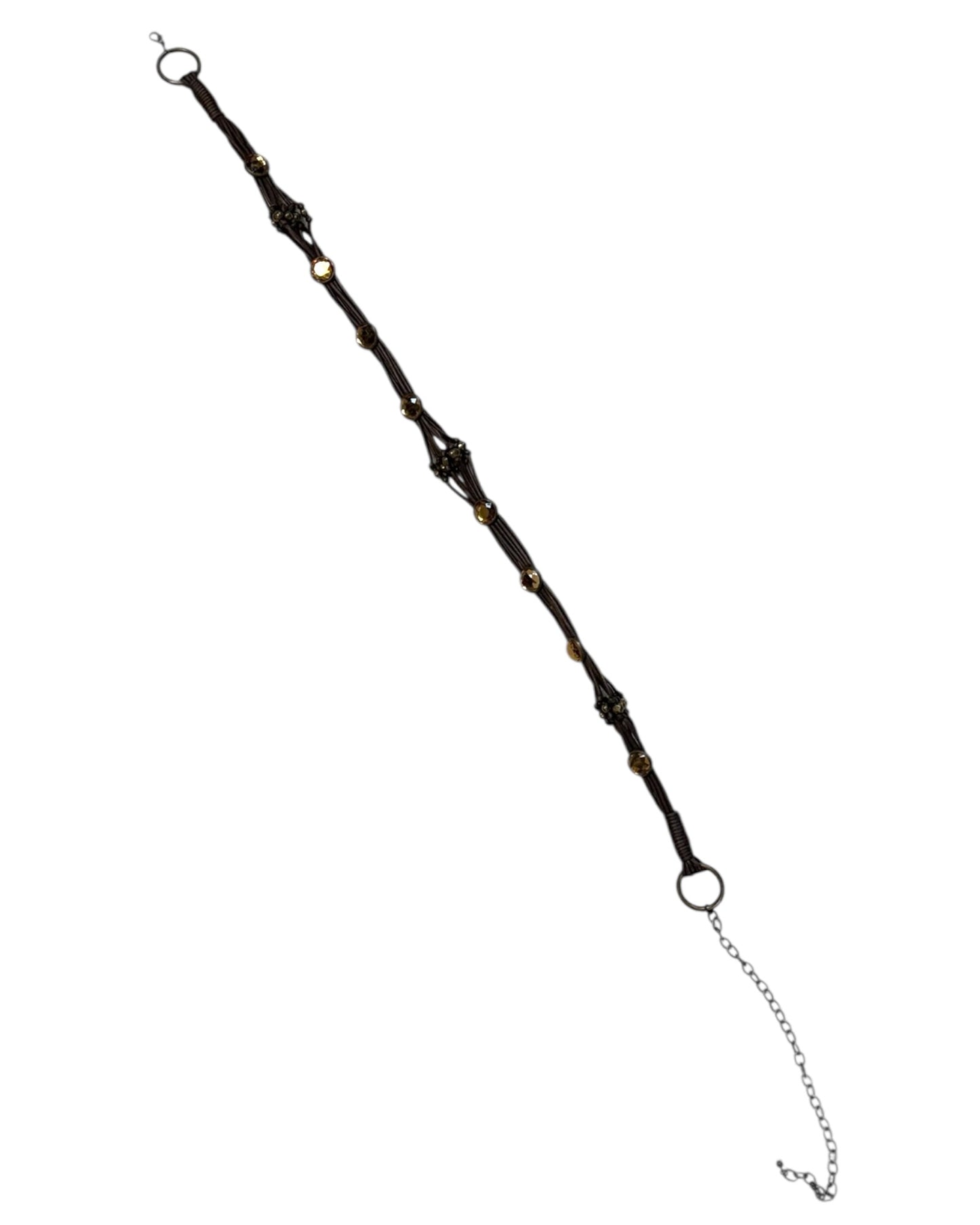 Vintage Brown Leather Waist Belt