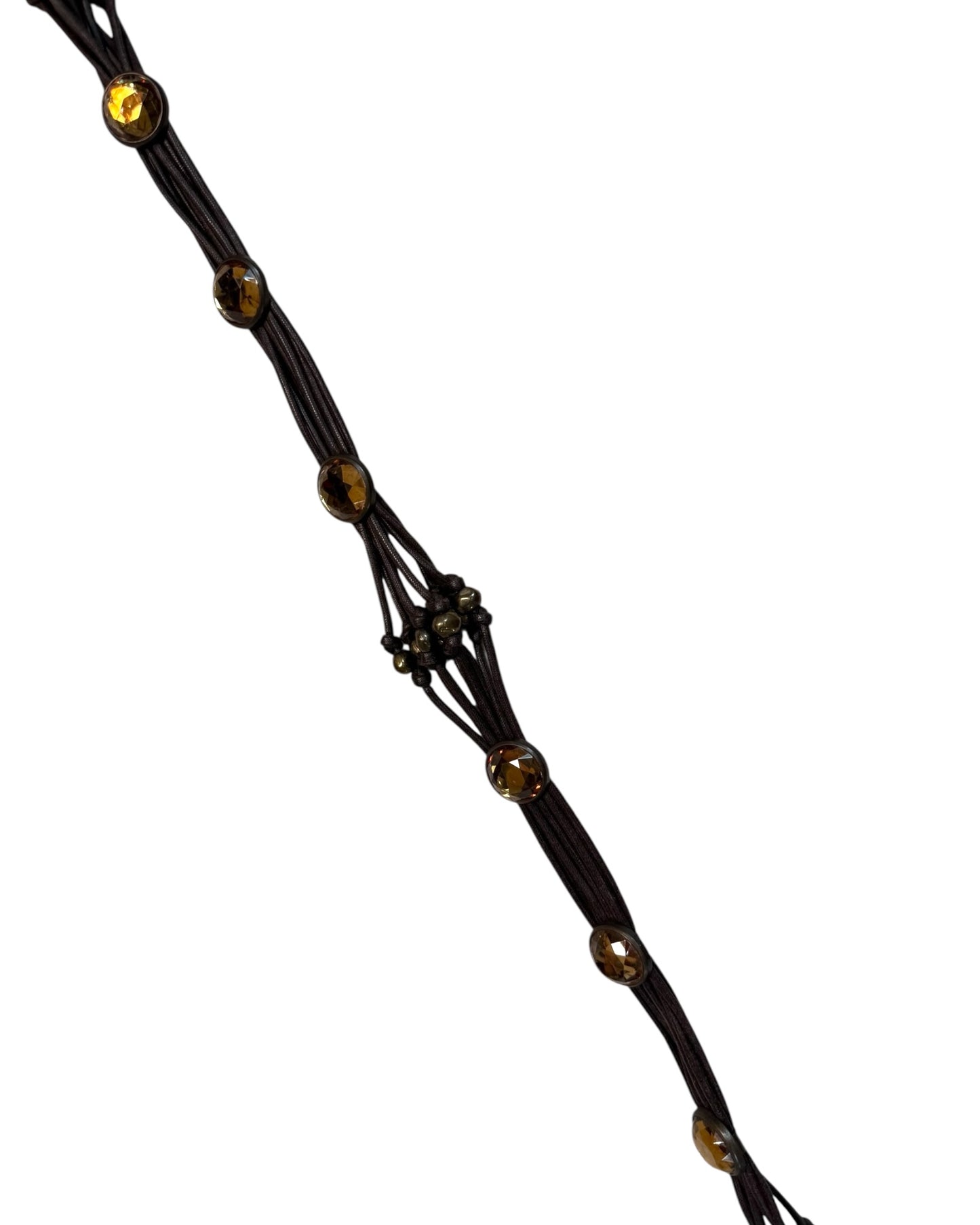 Vintage Brown Leather Waist Belt