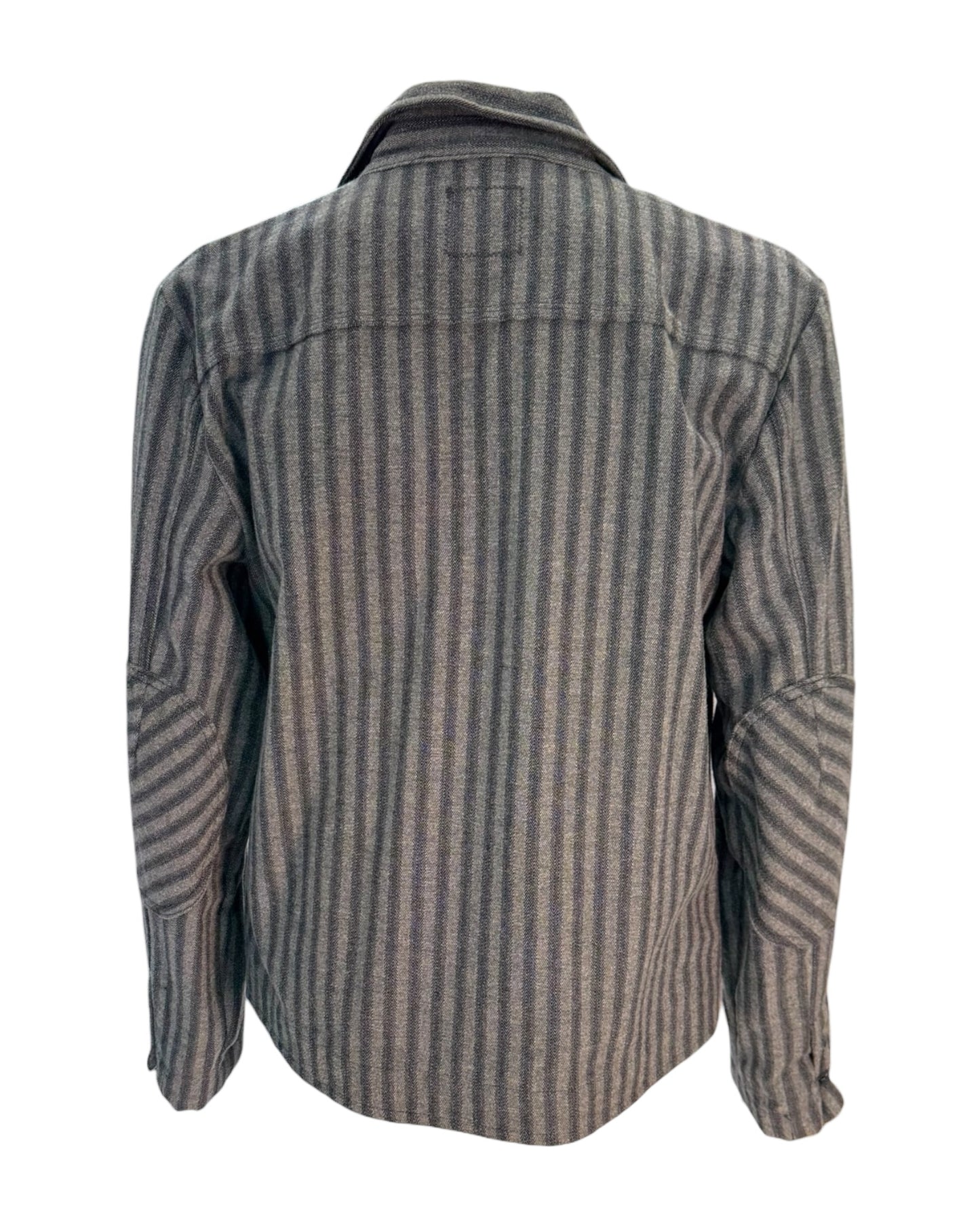 Pre-Loved Billy Reid Striped Trucker Jacket