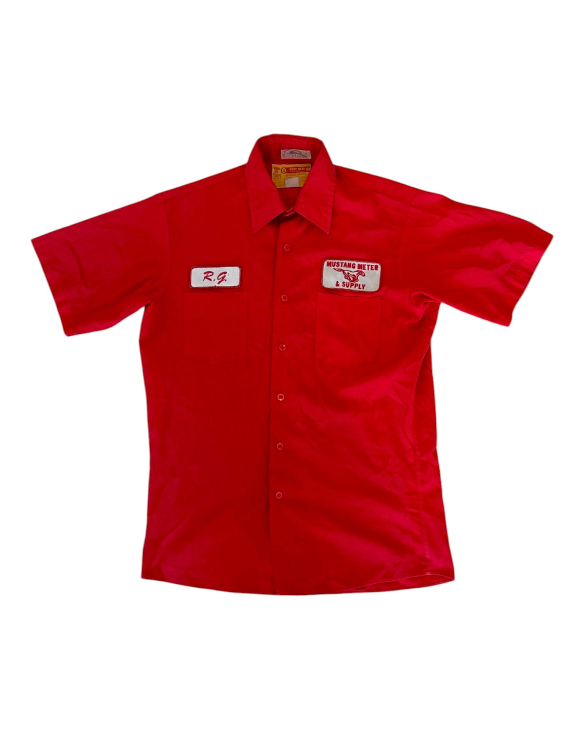Vintage Red Mechanic's Shirt