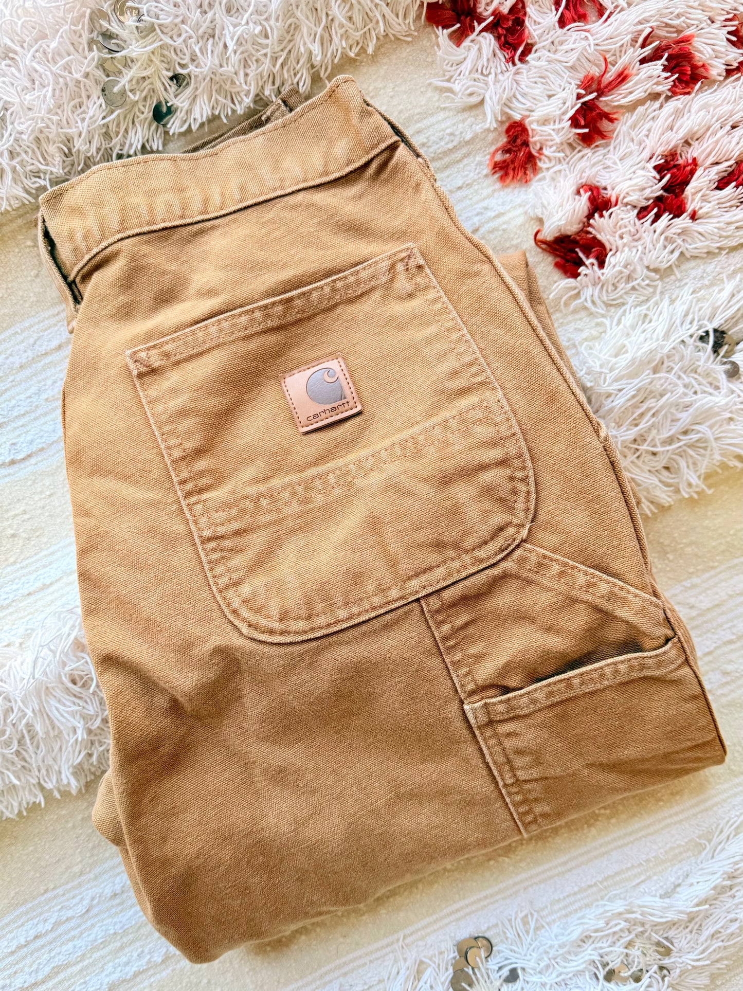 Pre-Loved Carhartt Brown Loose Fit Pants