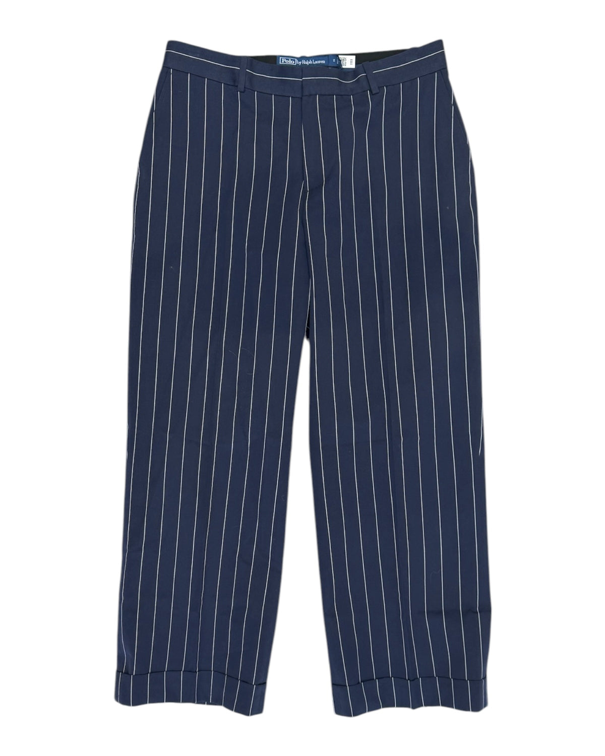 Pre-Loved POLO Ralph Lauren Navy Blue Pinstripe Suit