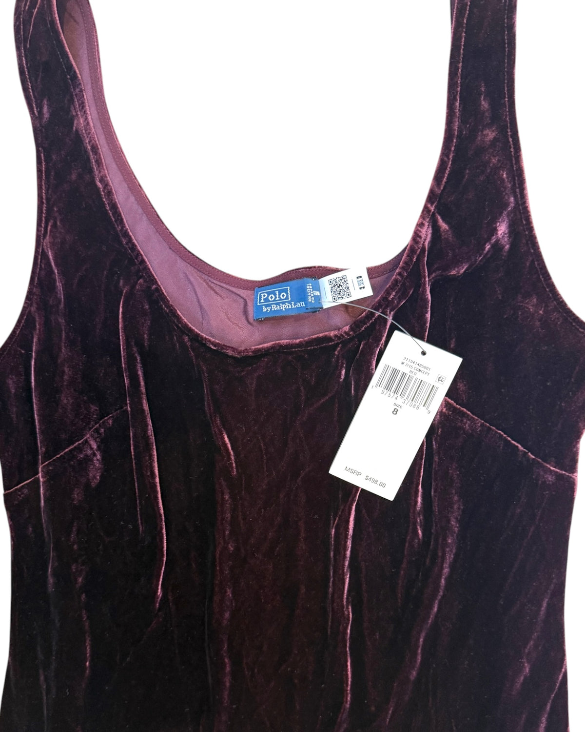 Pre-Loved POLO Ralph Lauren Velvet Dress