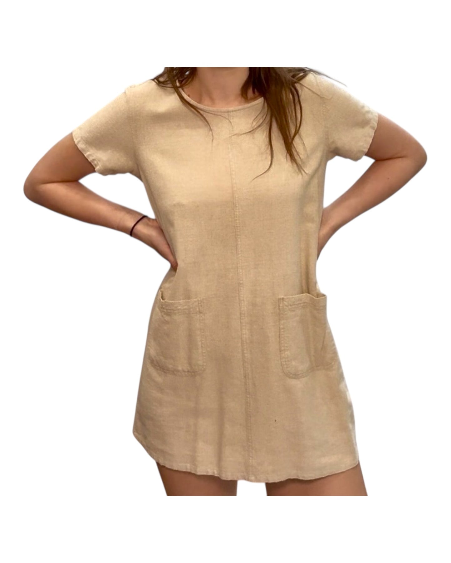 Vintage Linen Tunic Dress