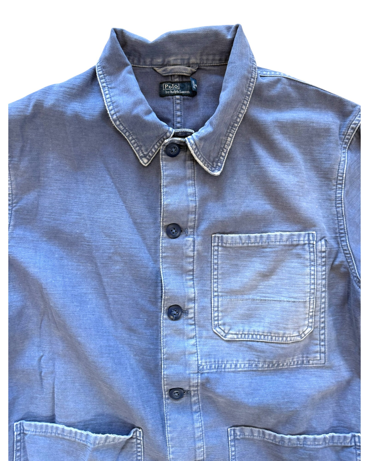 Pre-Loved POLO Ralph Lauren Blue Denim Trucker Jacket
