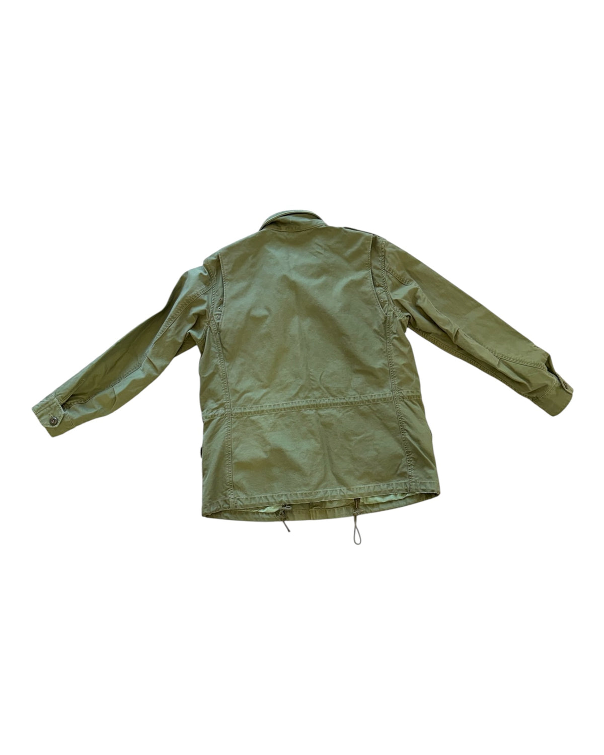 Vintage POLO Ralph Lauren Green Army Jacket with Pins