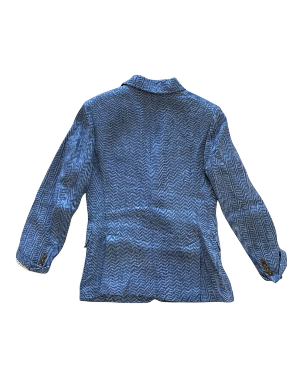Pre-Loved POLO Ralph Lauren Blue Tweed Blazer
