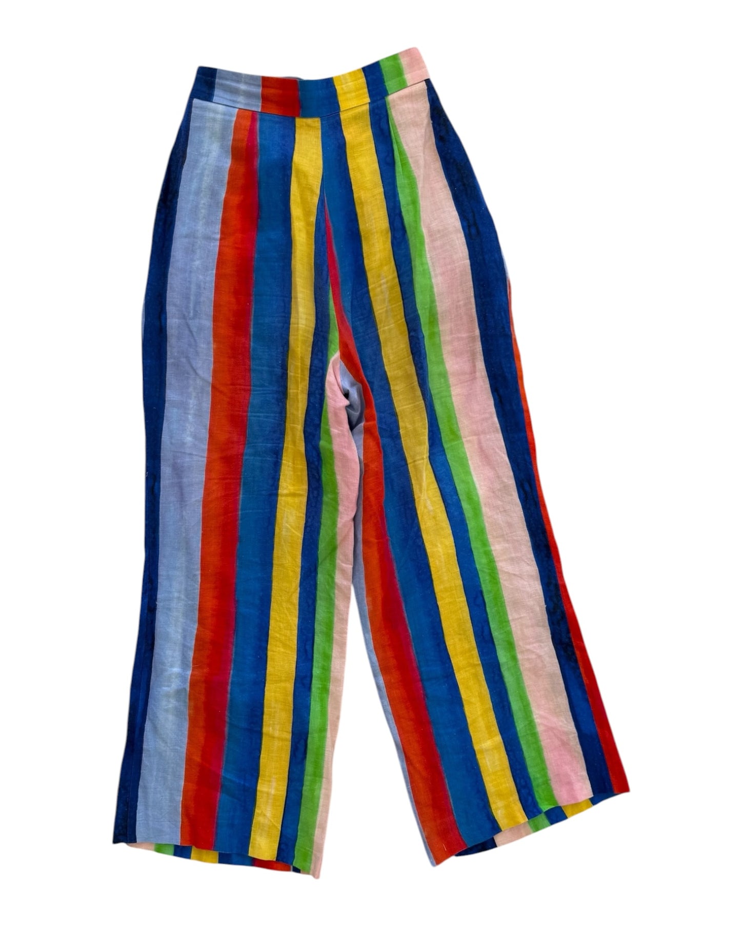 Pre-Loved Mara Hoffman Rainbow Linen Pants