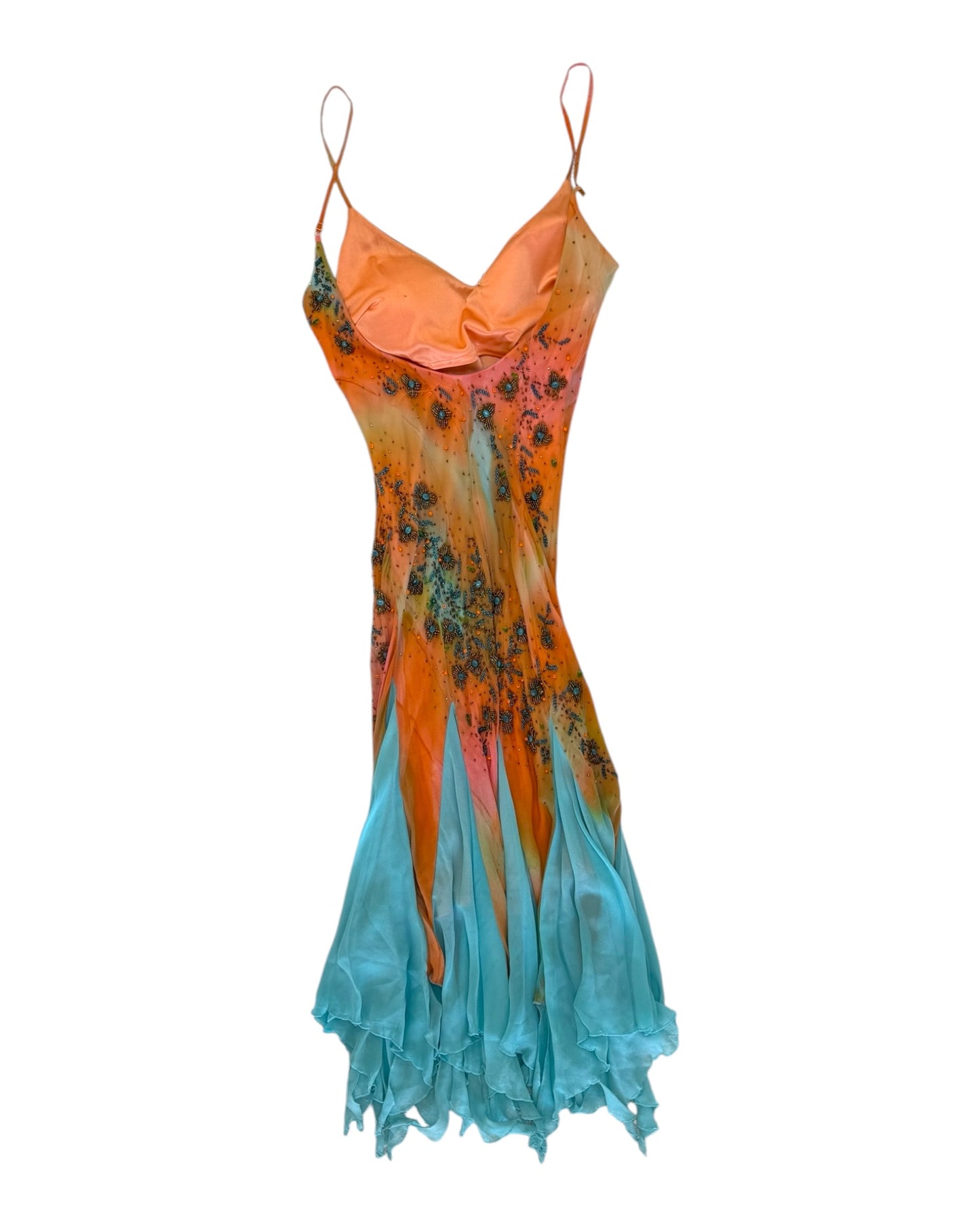 Vintage Sue Wong Beaded Silk Dress