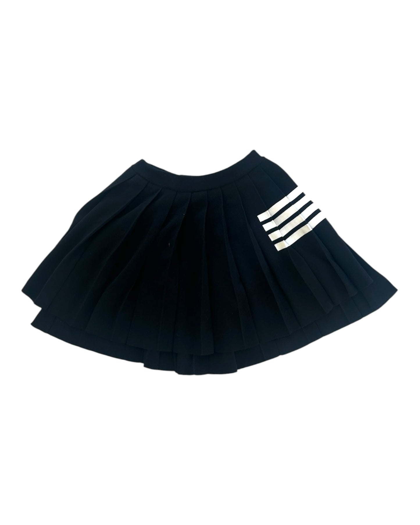 Pre-Loved Thom Browne Pleated Mini Skirt
